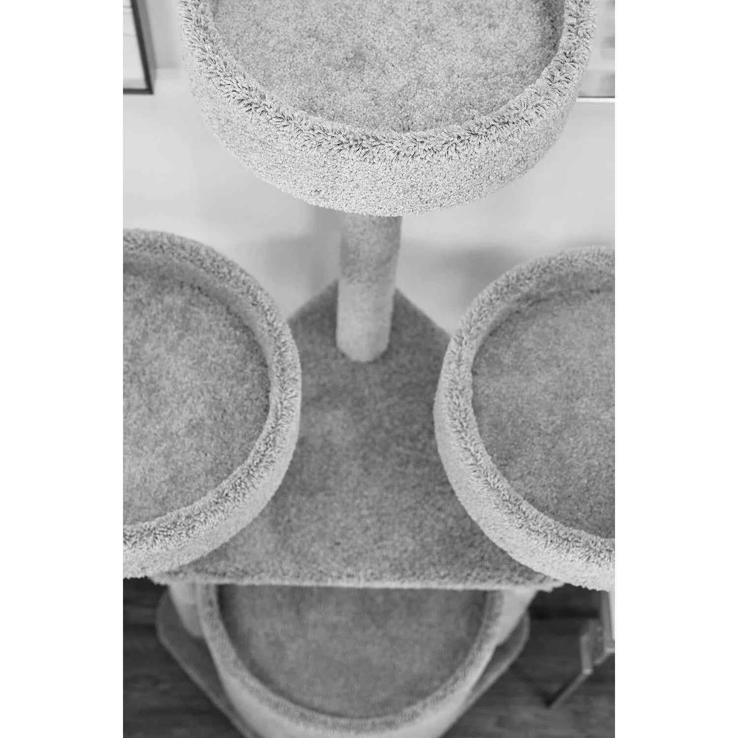 130014-Beige Main Coon Cat House Cat Tree