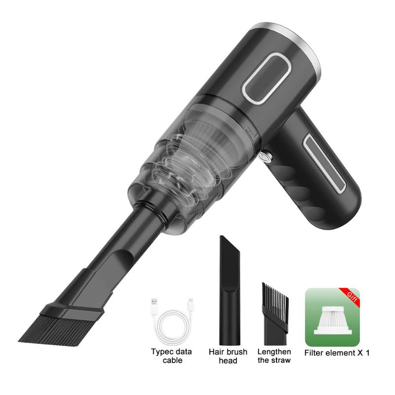 Handheld Car Vacuum Cleaner, Cordless, 16000PA High Power Portable Mini Car Vacuum Cleaner & Air Dust Collector, Advanced Digital Display, Rechargeable for Auto, Home, Pet Hair, Easy Vacuuming, Solve Various Cleaning Problems